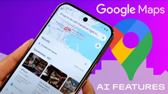 Google Maps đã được tích hợp Gemini AI 