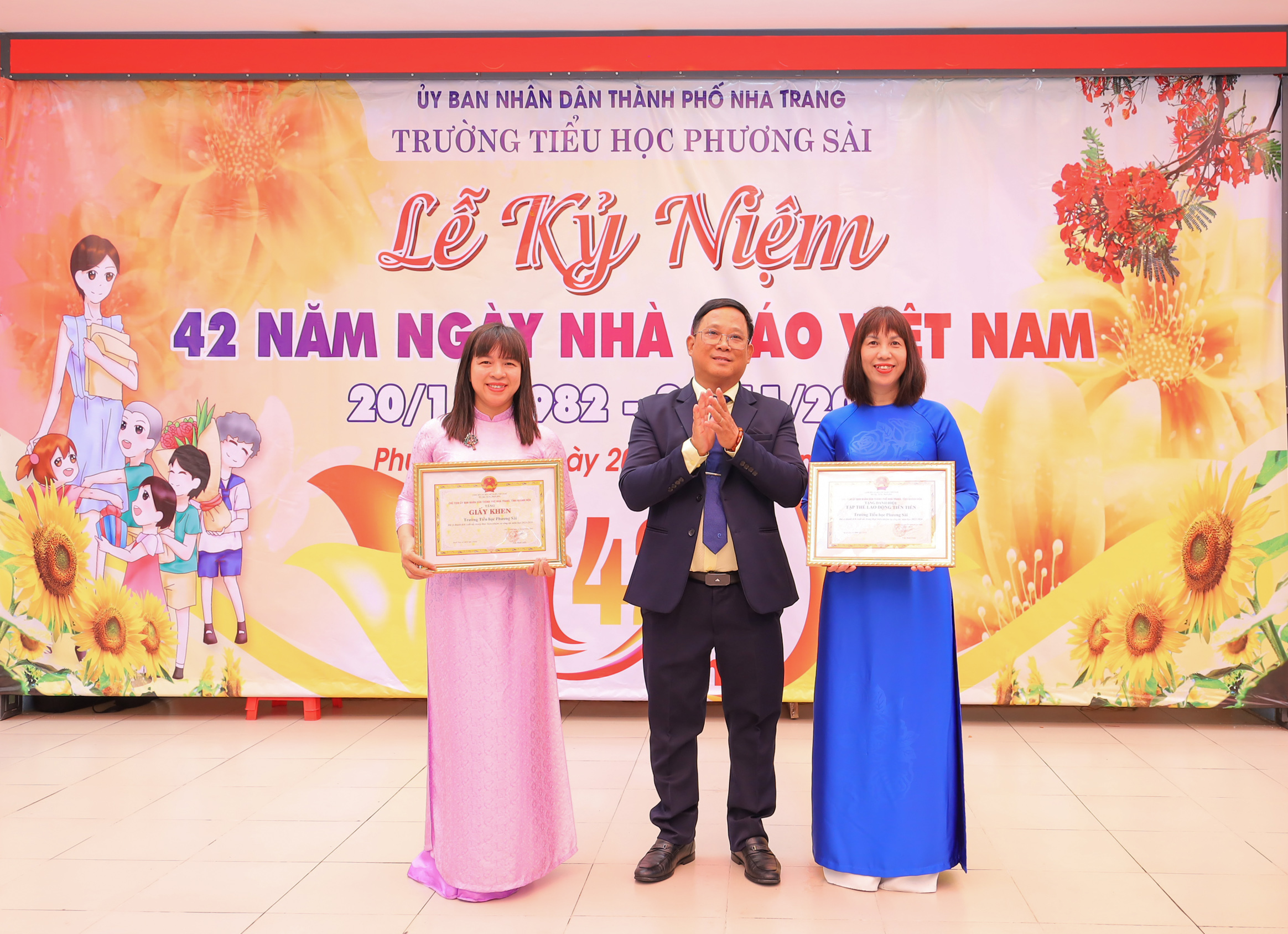 Trường Tiểu học Phương Sài: Kỷ niệm Ngày Nhà giáo Việt Nam