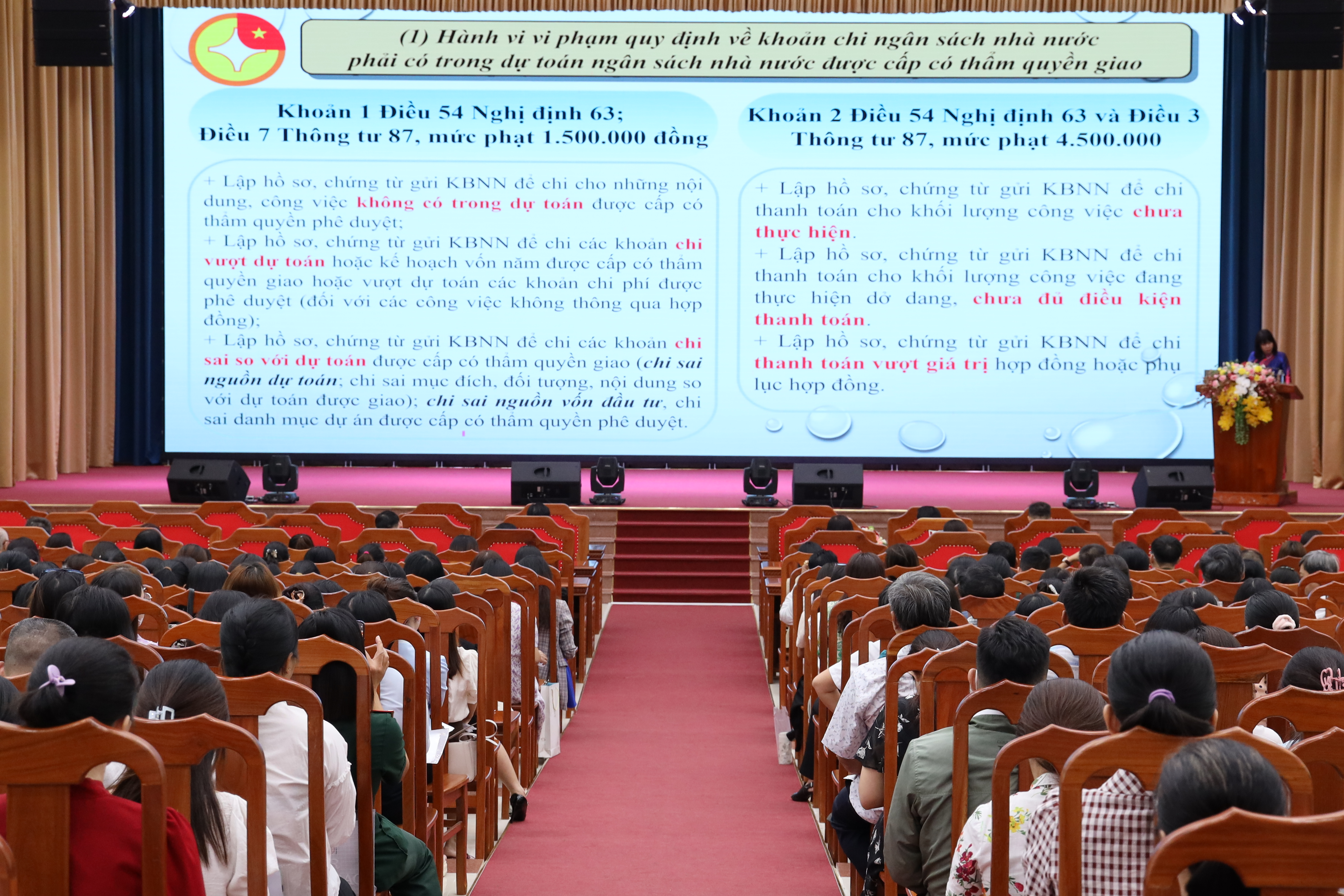 Hội nghị tập huấn công tác kiểm soát chi ngân sách nhà nước qua Kho bạc Nhà nước