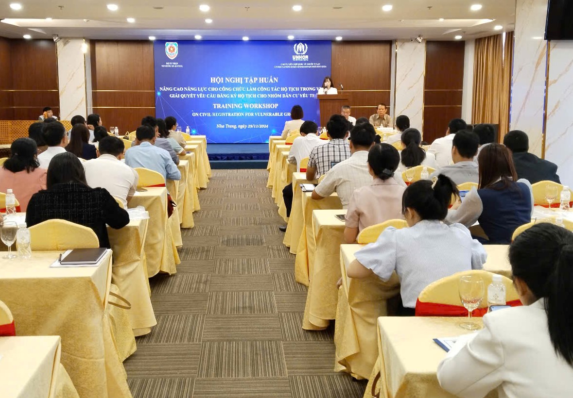 Tại TP. Nha Trang: Bộ Tư pháp tập huấn nâng cao năng lực cho công chức làm công tác hộ tịch của 7 tỉnh Nam Trung Bộ và Tây Nguyên