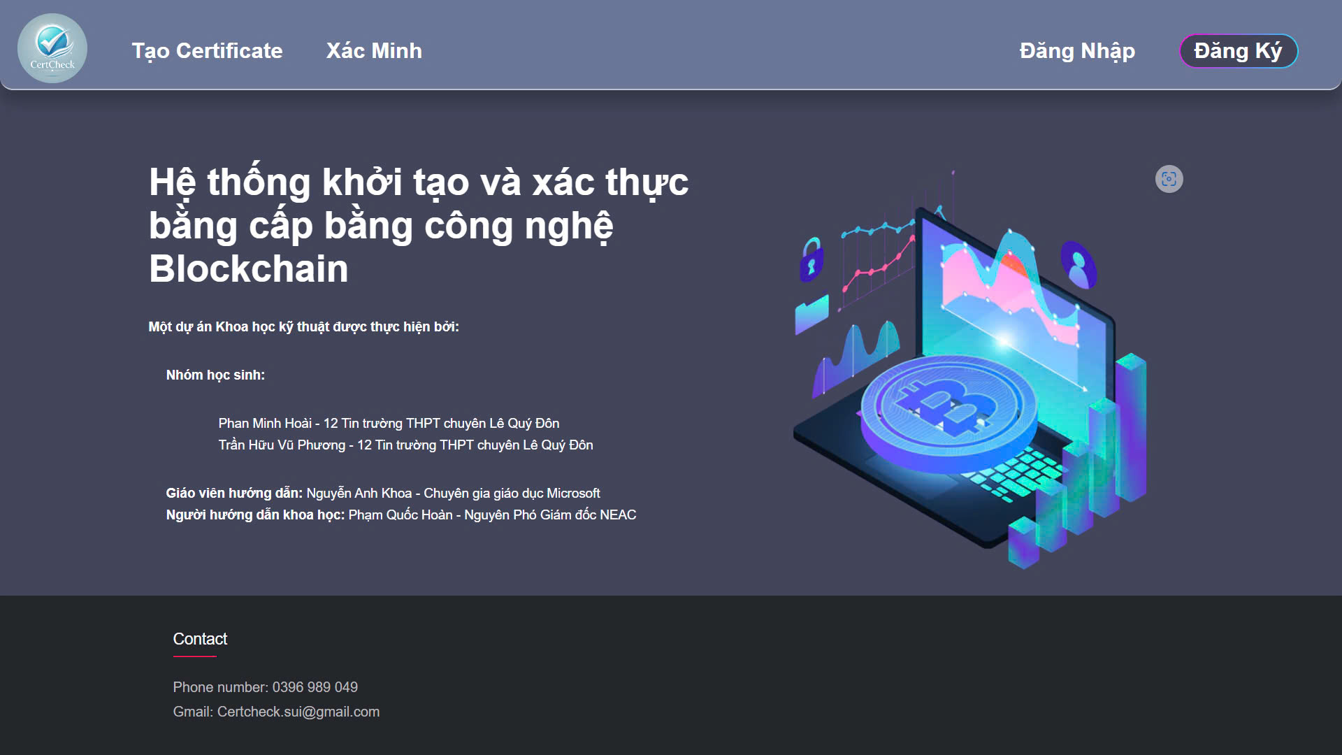 Đề xuất giải pháp xác thực bằng cấp bằng công nghệ Blockchain