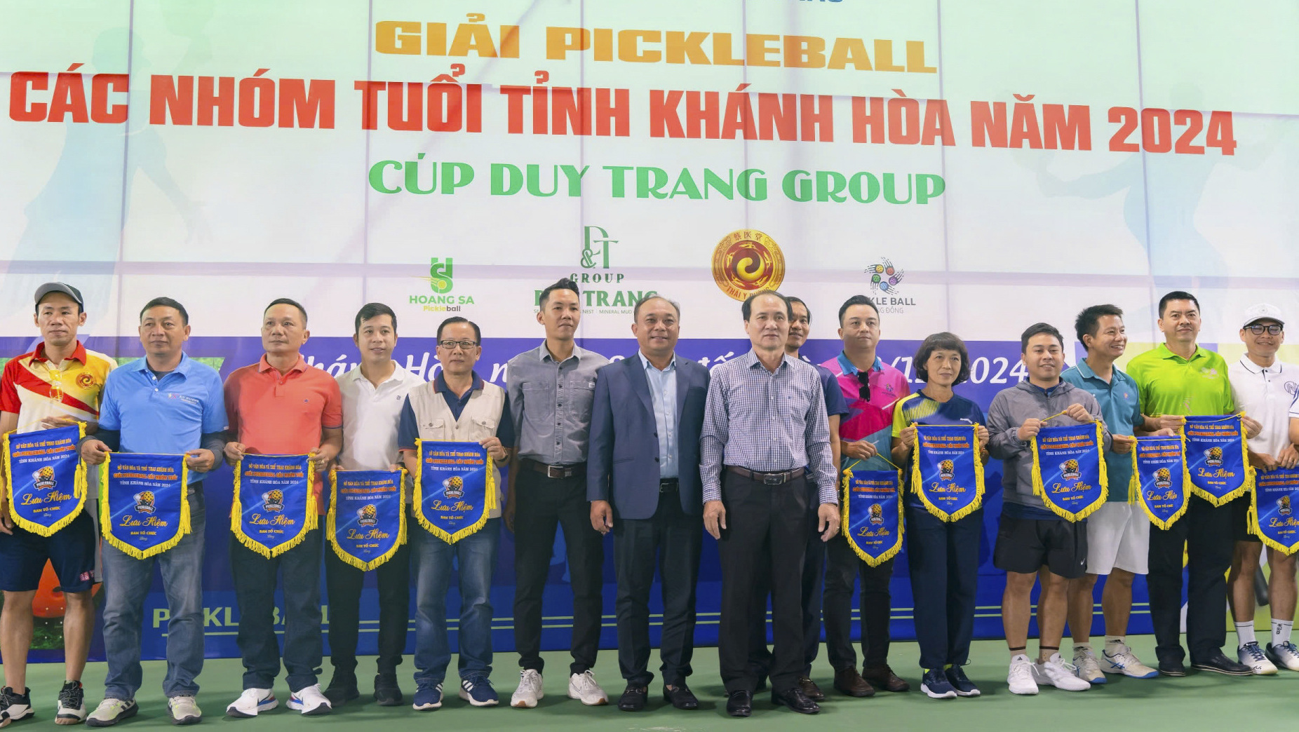 Giải Pickleball các nhóm tuổi tỉnh Khánh Hòa - Cúp Duy Trang Group 2024: Hơn 200 vận động viên tranh tài
