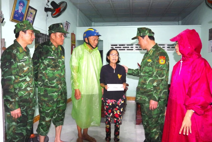 Bộ Tư lệnh Bộ đội Biên phòng kiểm tra công tác ứng phó mưa lũ