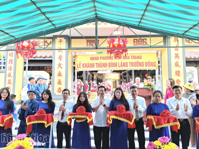 Khánh thành trùng tu di tích đình Trường Đông