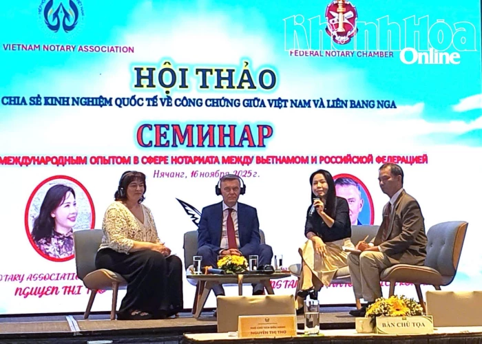 Hội thảo “Chia sẻ kinh nghiệm quốc tế về công chứng”