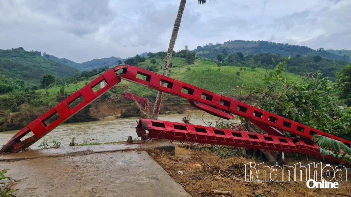 Xã Nam Khánh Vĩnh: Nhiều công trình bị thiệt hại nghiêm trọng