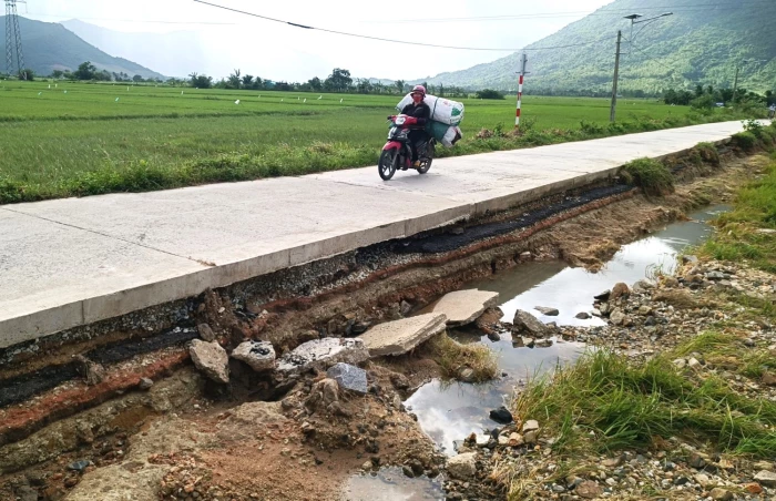 Xã Vạn Ninh bị nhiều thiệt hại do mưa lũ