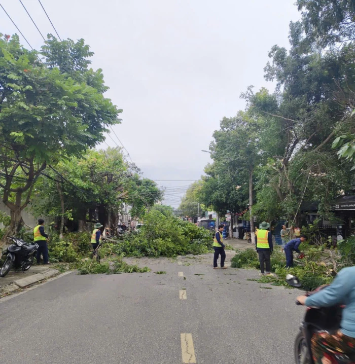 Phường Cam Linh đã di dời tàu thuyền đến nơi an toàn