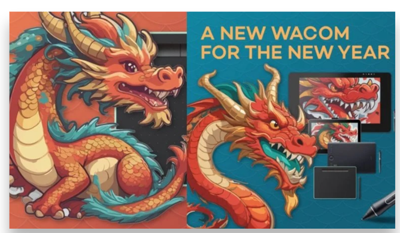 Hình 3. Hình ảnh công ty Wacom dùng trong chiến dịch tiếp thị

