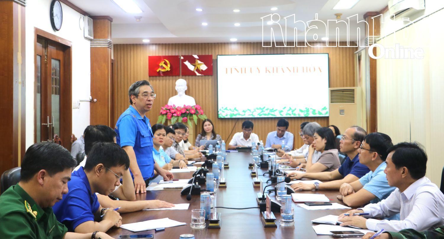 Đồng chí Nguyễn Phước Lộc phát biểu