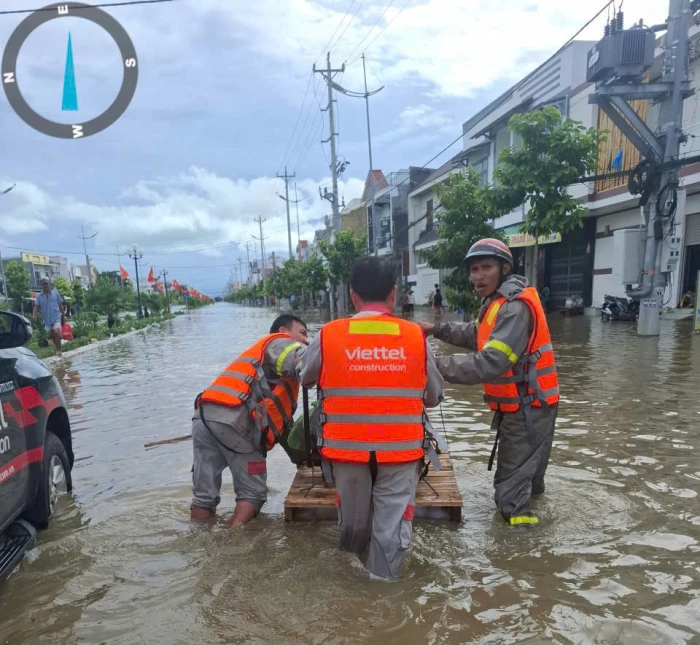 Viettel đồng hành với người dân vùng thiên tai