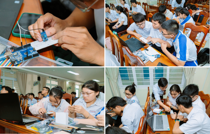 Tiếp nối hoạt động Meet & Greet tại UEH Day 2025: UEH lan tỏa tinh thần đổi mới sáng tạo STEM cùng học sinh trường THPT Chuyên Lê Quý Đôn, Khánh Hòa