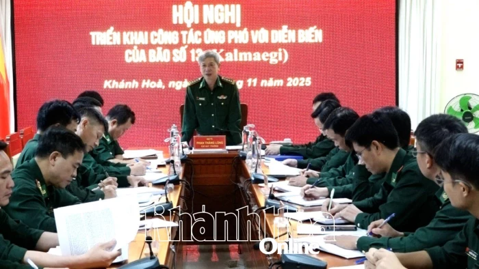 Bộ đội Biên phòng tỉnh Khánh Hòa thành lập 4 tổ công tác phòng, chống bão số 13