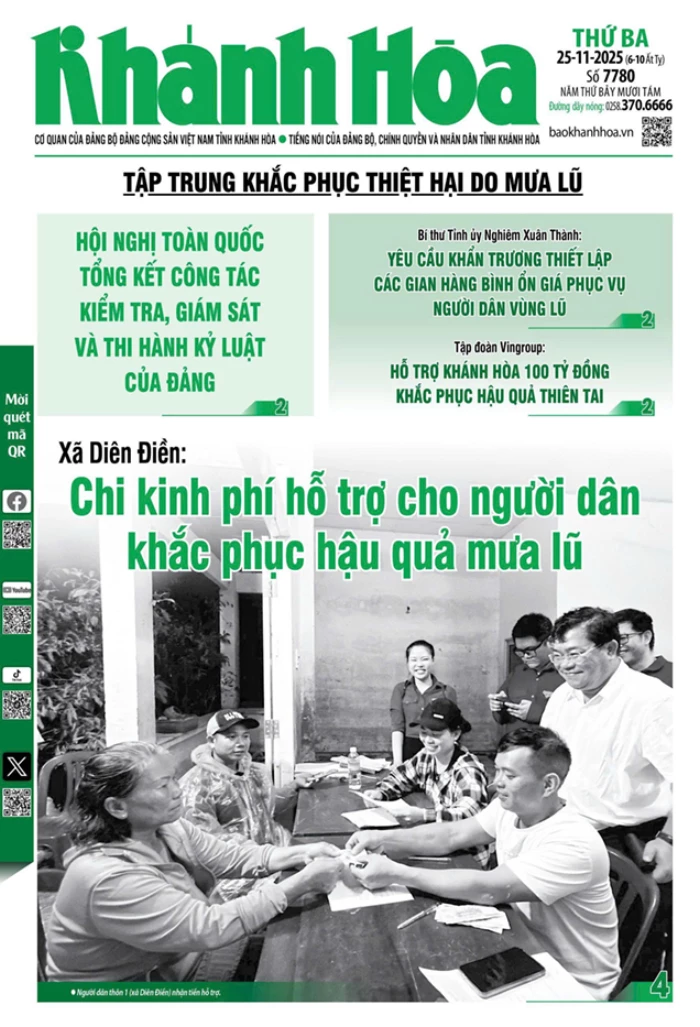 Đọc báo in số 7780 ngày 25/11/2025