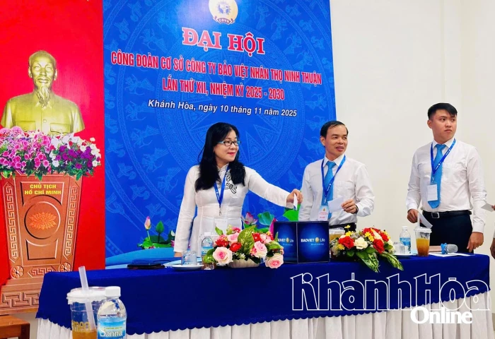 Đại hội Công đoàn cơ sở Công ty Bảo Việt Nhân thọ Ninh Thuận lần thứ XII