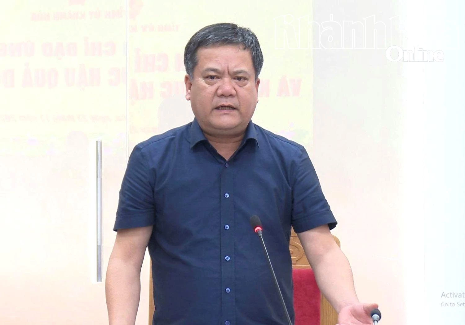 Chủ tịch UBND tỉnh phát biểu chỉ đạo
