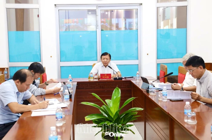 Khẩn trương giải phóng mặt bằng Dự án Đường giao thông kết nối đập hạ lưu sông Dinh đến đường Hải Thượng Lãn Ông