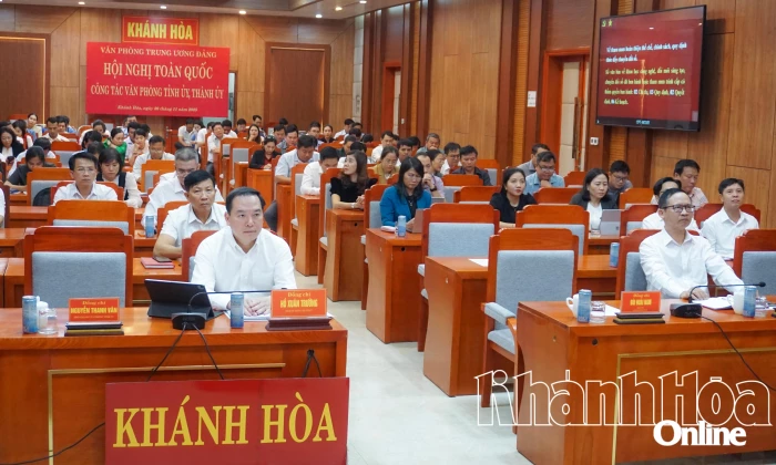 Hội nghị toàn quốc công tác văn phòng tỉnh ủy, thành ủy năm 2025