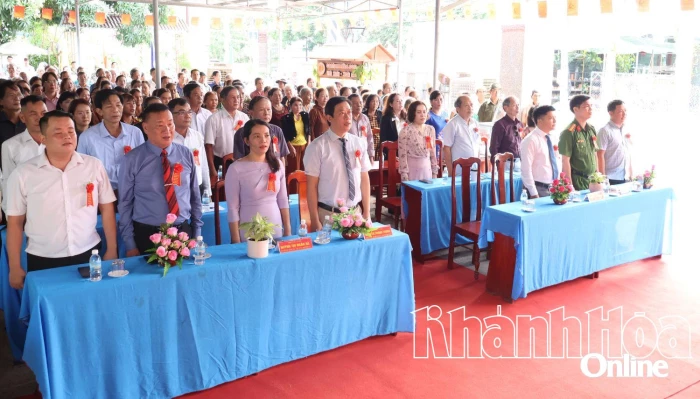 Ngày hội Đại đoàn kết toàn dân tộc thôn Tân Hải 1, xã Cam Lâm