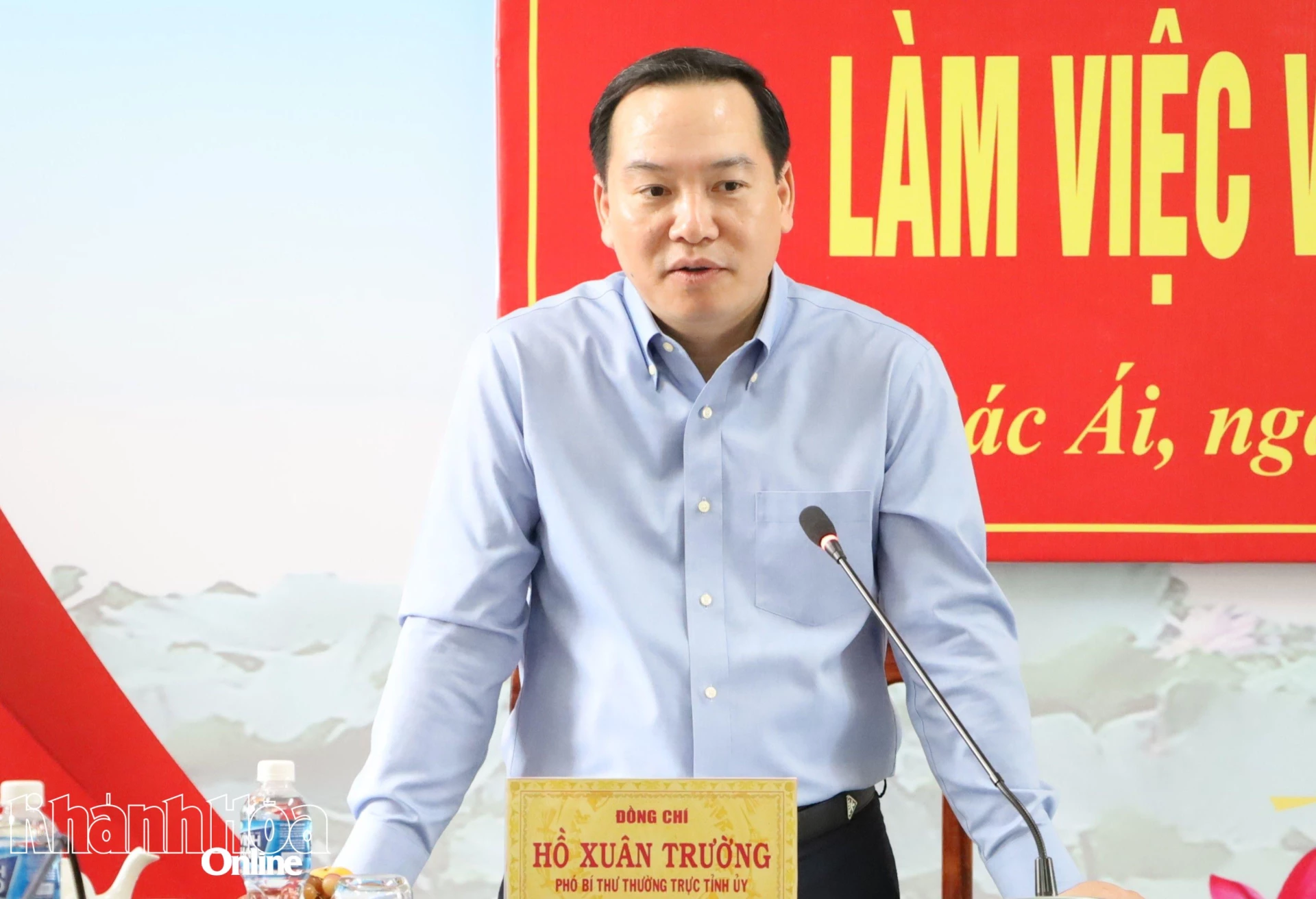 Đồng chí Hồ Xuân Trường phát biểu chỉ đạo.