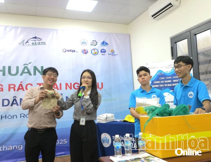 Tập huấn quản lý bền vững rác thải ngư cụ