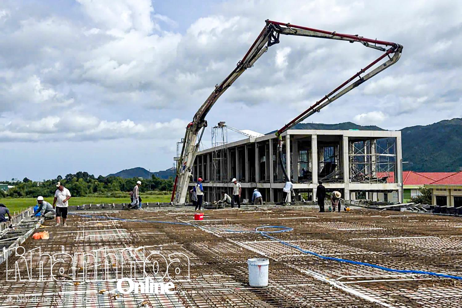 Construction at Dien Khanh Vocational College Project.