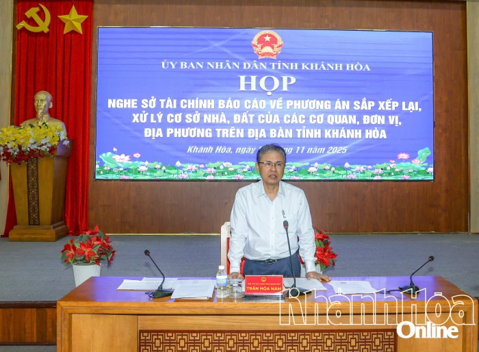 Khẩn trương hoàn thiện phương án sắp xếp, xử lý nhà đất của các cơ quan, đơn vị, địa phương