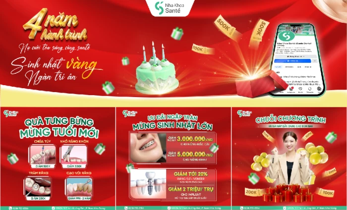 Săn ưu đãi khủng, rinh xe điện VinFast cùng Nha khoa Santé