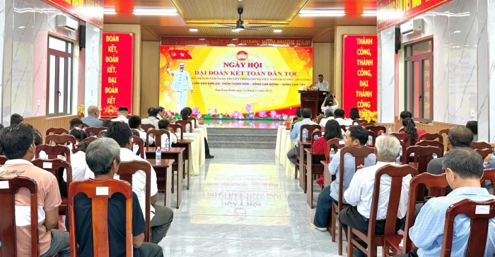 Ngày hội Đại đoàn kết toàn dân tộc liên khu dân cư tại xã Nam Cam Ranh