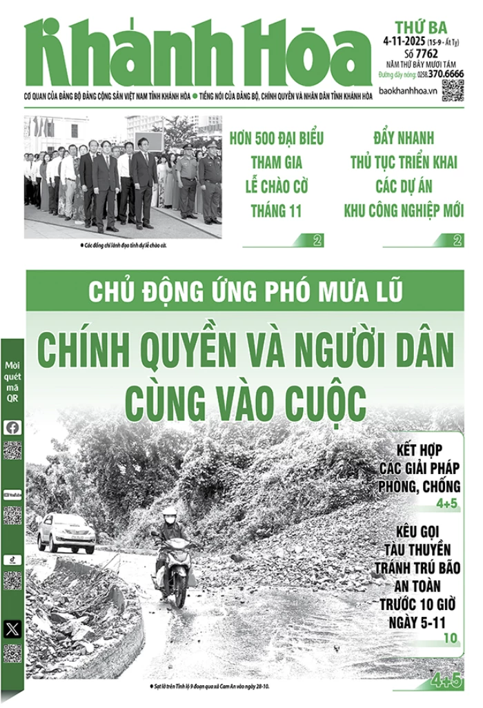 Đọc báo in số 7762 ngày 4/11/2025