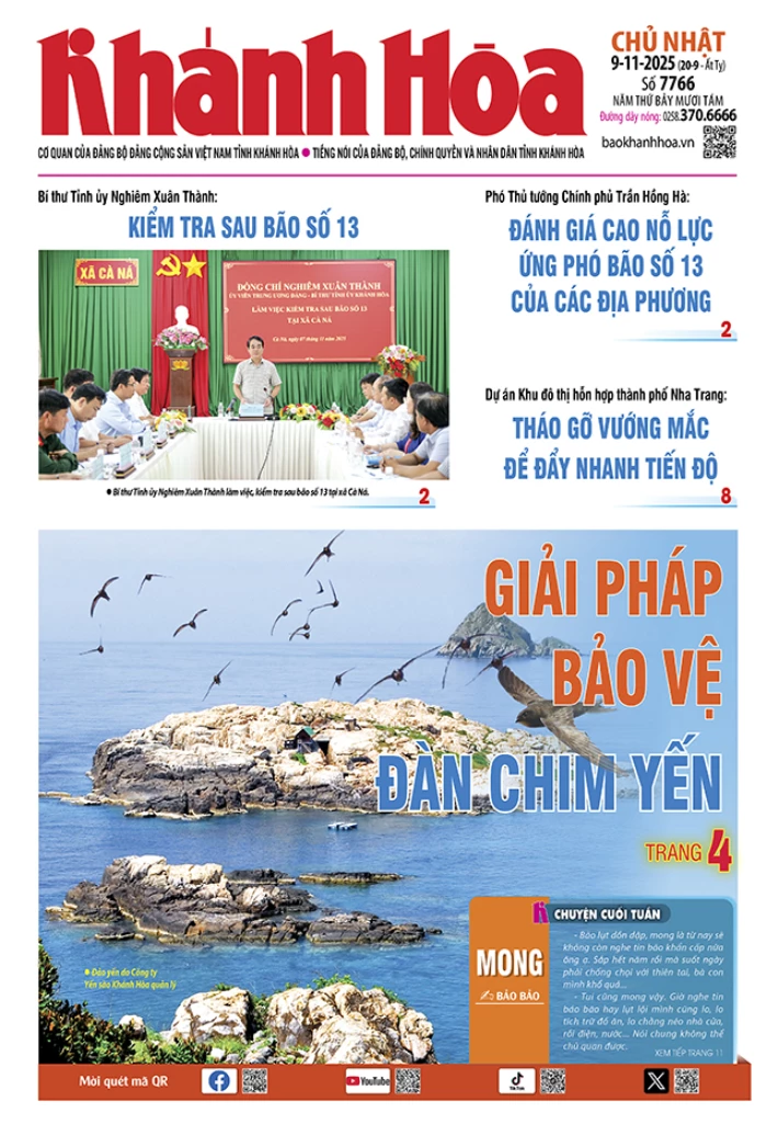 Đọc báo in số 7766 ngày 9/11/2025