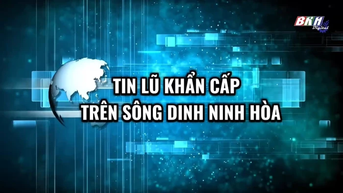 [Video] Tin lũ khẩn cấp trên sông Dinh Ninh Hòa