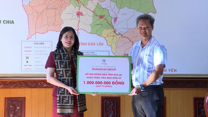 Tập đoàn Trung Nam sẻ chia khó khăn với đồng bào các tỉnh miền Trung - Tây Nguyên sau mưa lũ