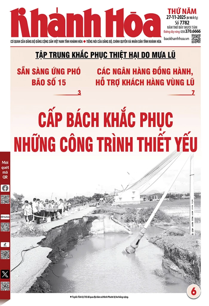 Đọc báo in số 7782 ngày 27/11/2025
