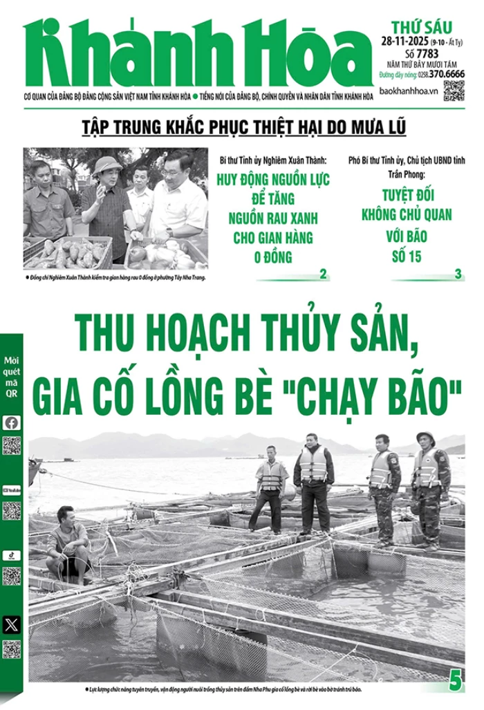 Đọc báo in số 7783 ngày 28/11/2025