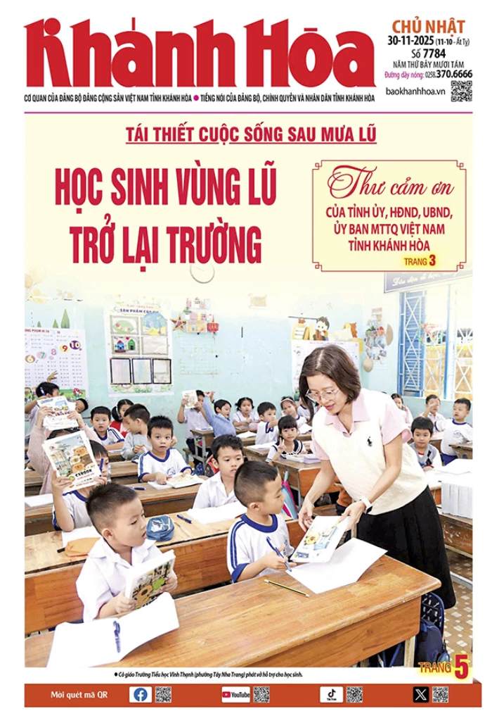 Đọc báo in số 7784 ngày 30/11/2025