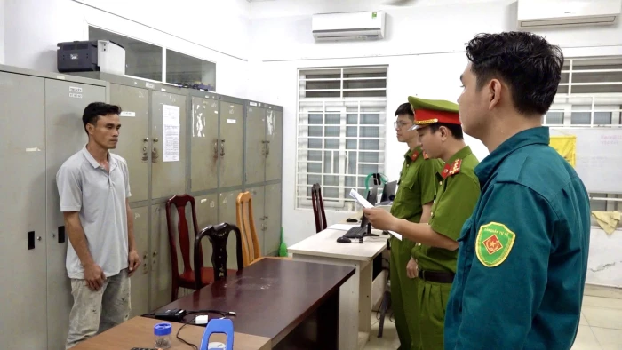 Bắt đối tượng trộm dây cáp điện của khu du lịch