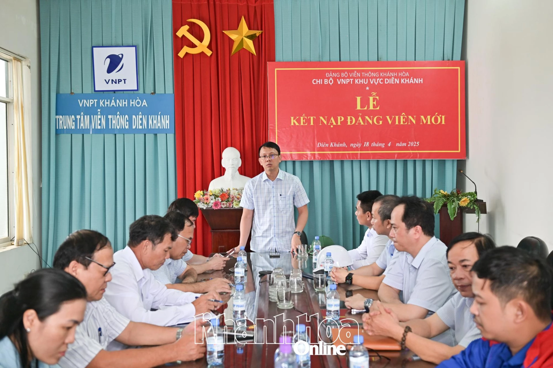 Đồng chí Nguyễn Thanh Hà chủ trì làm việc với các cơ quan chức năng, doanh nghiệp viễn thông.