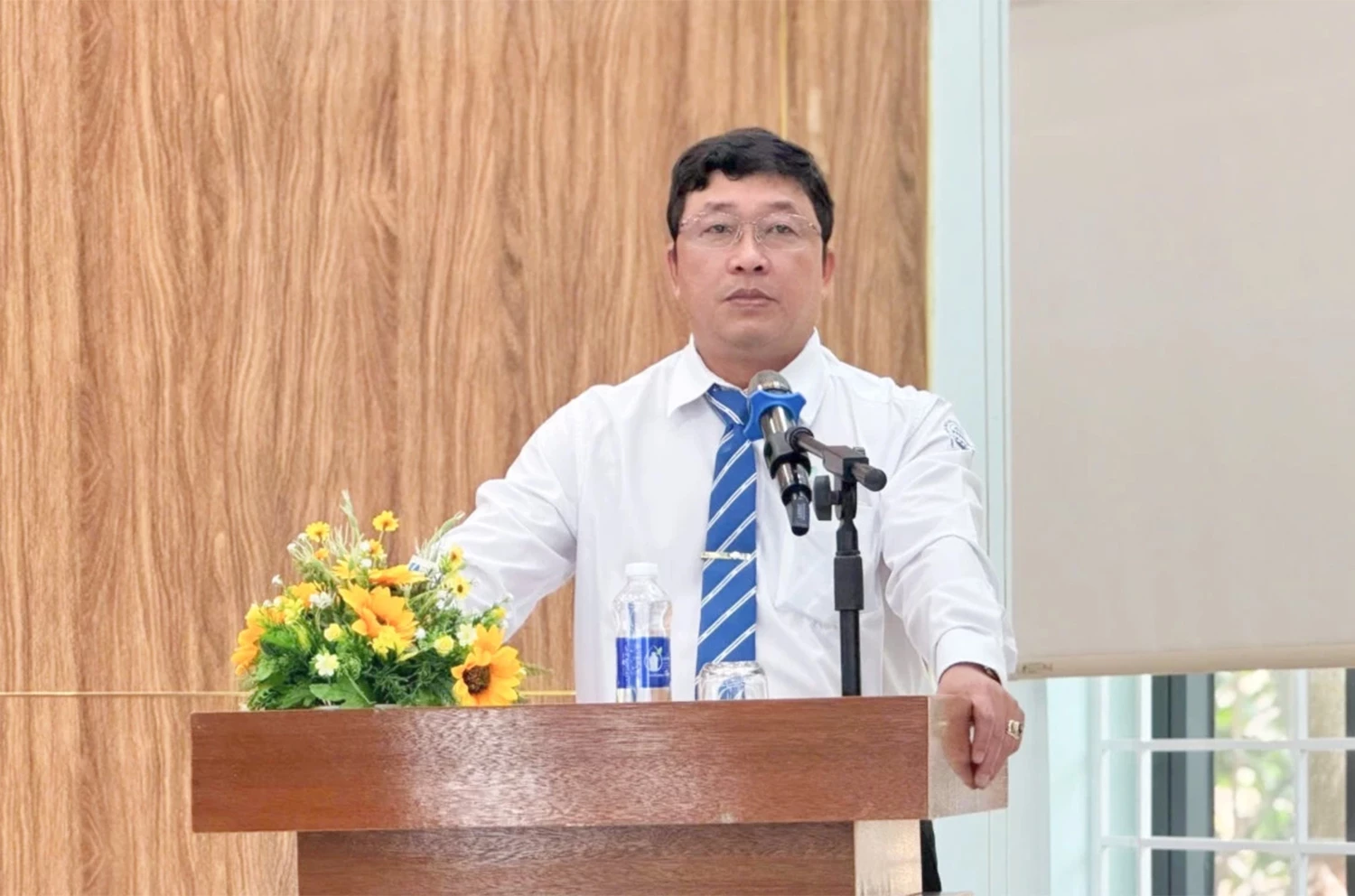 Ông Nguyễn Công Xưng - Chủ tịch Công ty TNHH MTV Khai thác công trình thủy lợi Ninh Thuận.