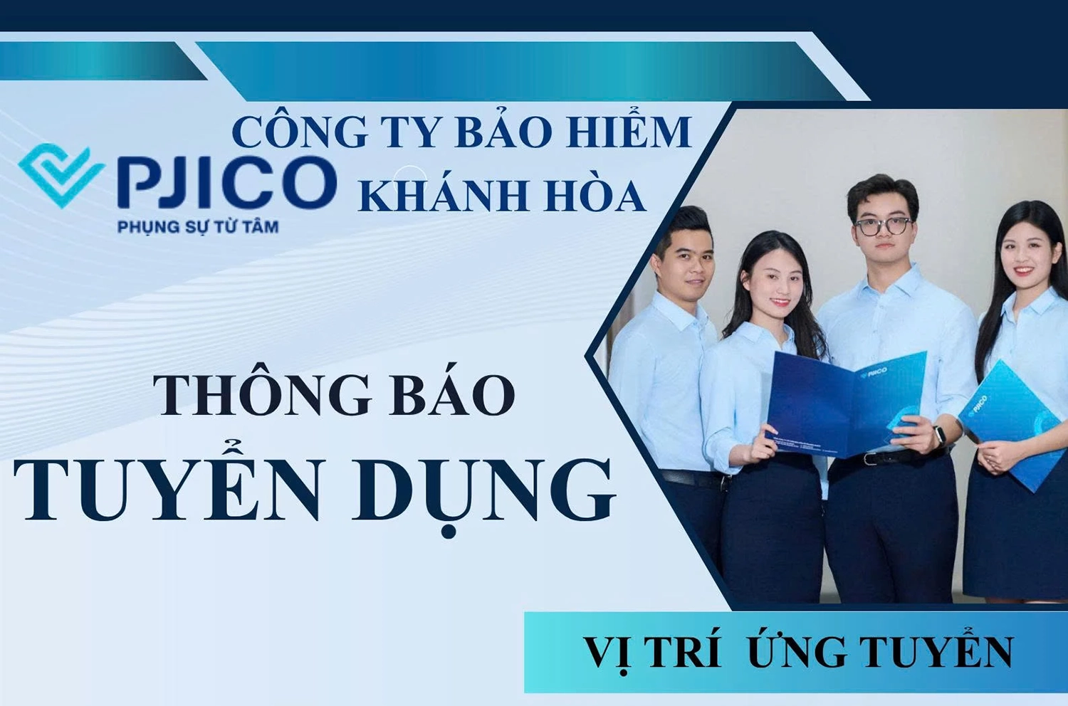 Công ty Bảo hiểm PJICO Khánh Hòa thông báo tuyển dụng