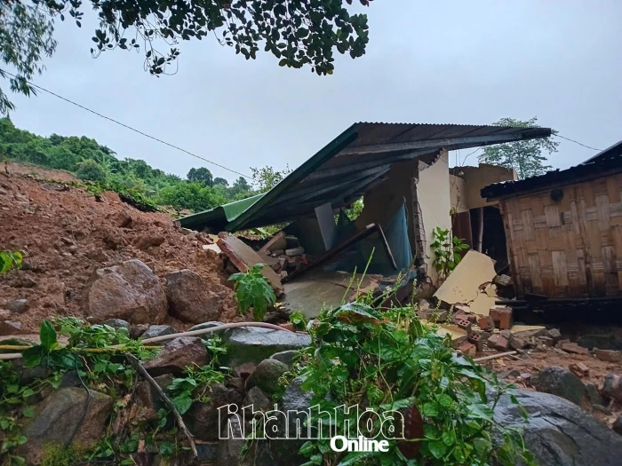 Xã Tây Khánh Sơn: Nhiều thiệt hại do mưa lũ
