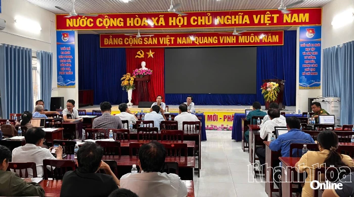 Phường Ba Ngòi sẵn sàng lực lượng, phương tiện ứng phó bão số 15