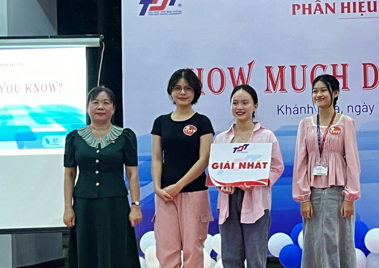 Trường Đại học Tôn Đức Thắng - Phân hiệu Khánh Hòa:: Tổ chức cuộc thi tiếng Anh cho sinh viên