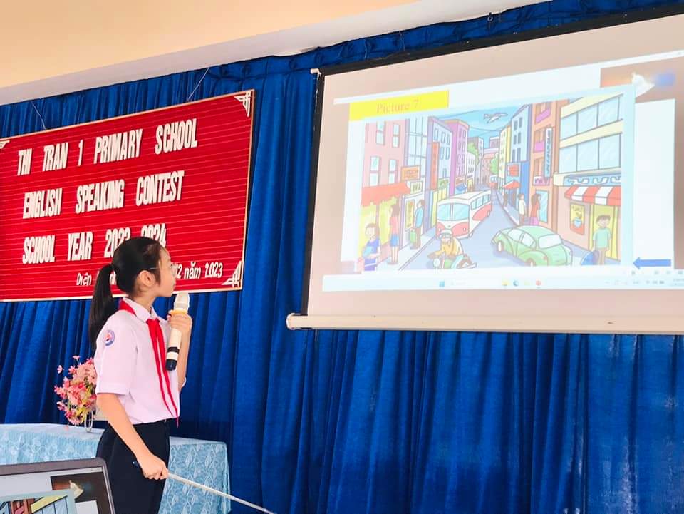 Trường Tiểu học thị trấn 1 Diên Khánh: Trao giải hội thi Hùng biện tiếng Anh