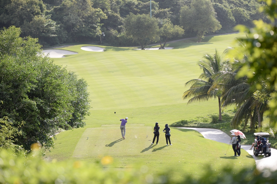 The golfers competing at Vinpearl Golf Nha Trang 

