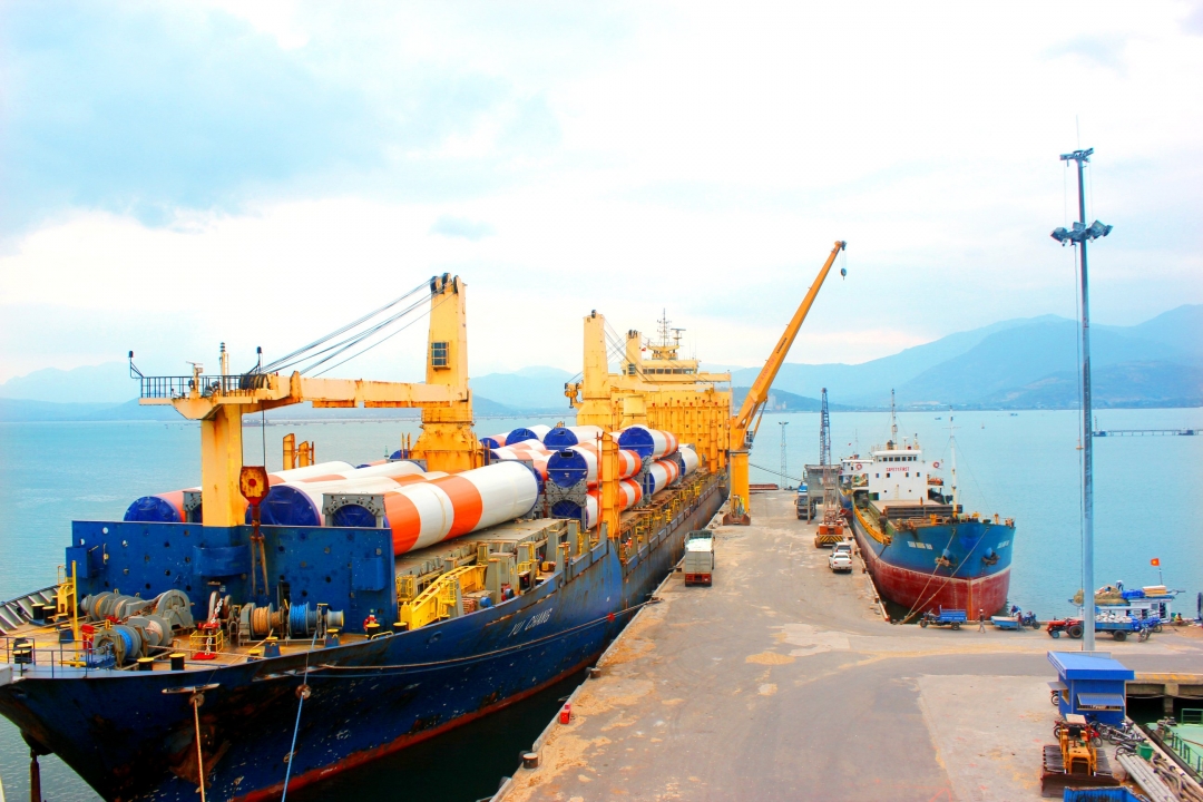 At Cam Ranh Port