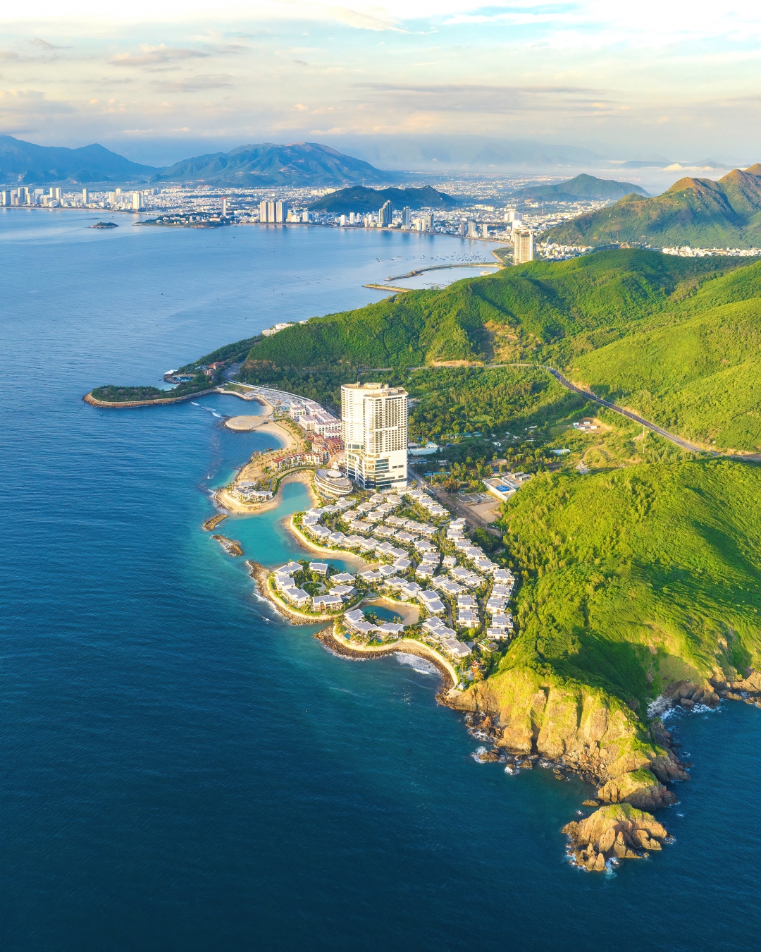 Nha Trang City viewed from Luong Son Pass

