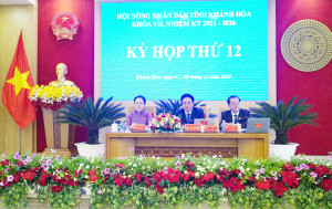 Khai mạc Kỳ họp thứ 12, HĐND tỉnh Khánh Hòa khóa VII