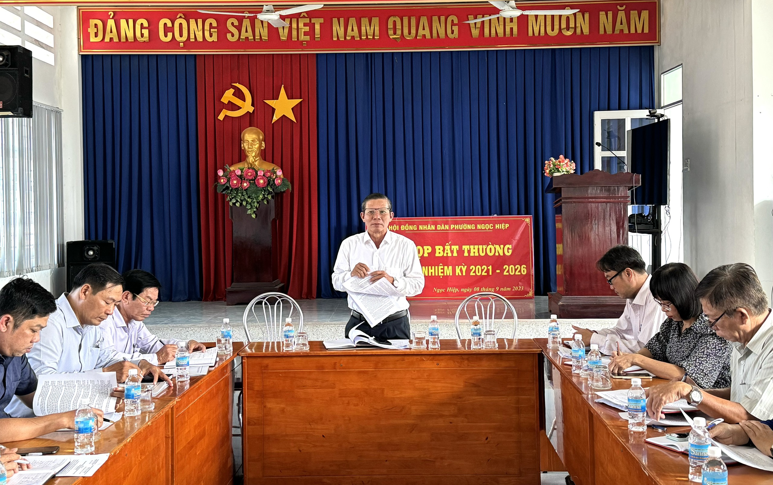 Đoàn giám sát, khảo sát của UBMTTQ Việt Nam tỉnh Khánh Hòa:: Khảo sát việc giải quyết các ý kiến, kiến nghị trên địa bàn phường Ngọc Hiệp