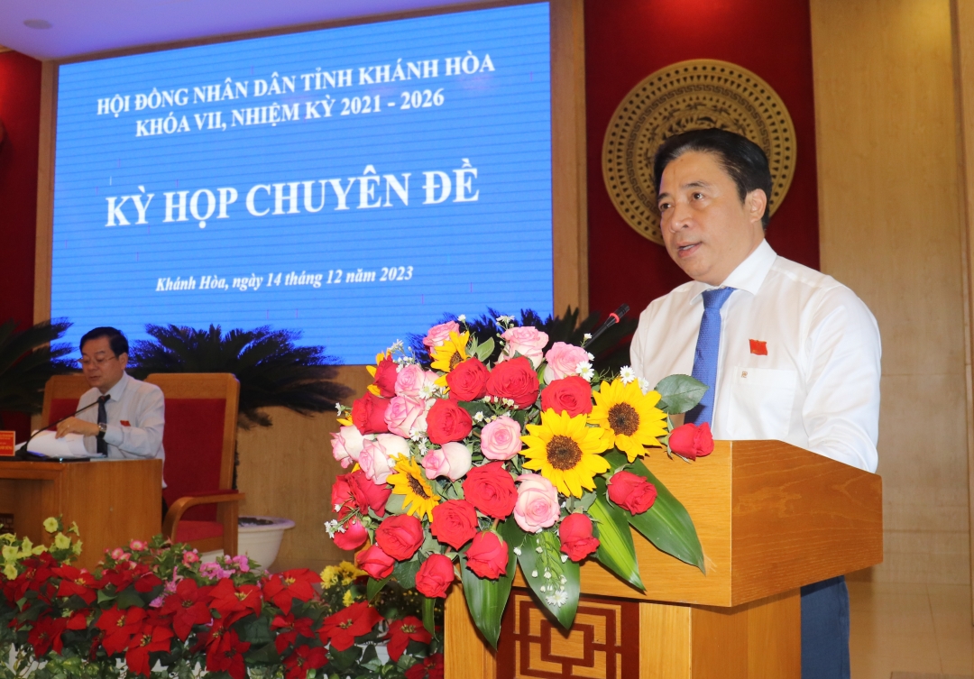 Kỳ họp chuyên đề, HĐND tỉnh Khánh Hòa khóa VII